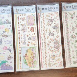 House-Mouse & Friends Stickers - Lot of 4 (Set Number 4)